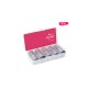 Art Foil Nail Box Argento 6 τεμ 