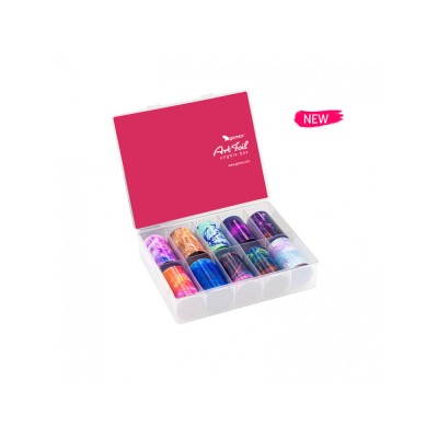 Art Foil Nail Box Chic 6 τεμ