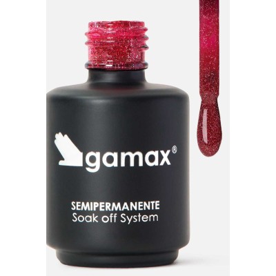 Ημιμόνιμο βερνίκι Κόκκινο Glitter Curry 15ml