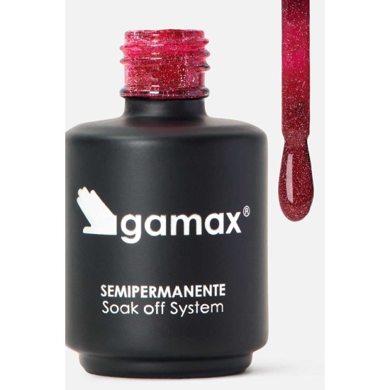 Ημιμόνιμο βερνίκι Κόκκινο Glitter Curry 15ml Ημιμόνιμα Χρώματα 