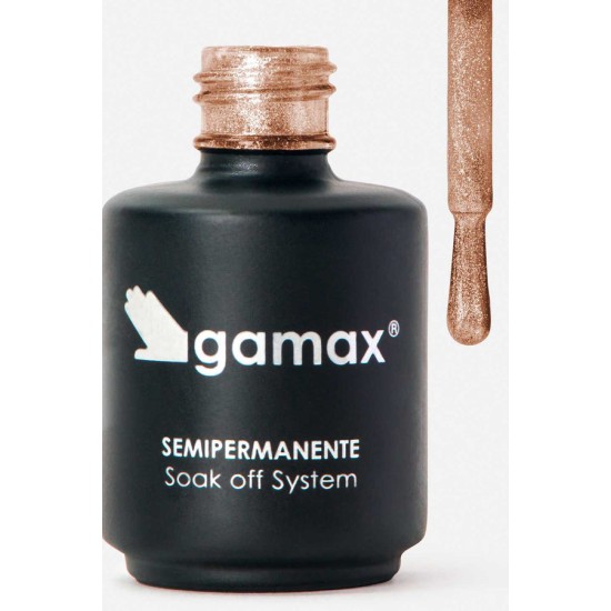 Ημιμόνιμο βερνίκι Πορτοκαλί Glitter Ginger 15ml Ημιμόνιμα Χρώματα 