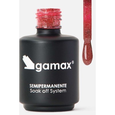 Ημιμόνιμο βερνίκι Κόκκινο Glitter Paprika 15ml
