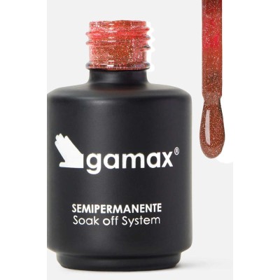 Ημιμόνιμο βερνίκι Ροζ Glitter Cinnamon 15ml