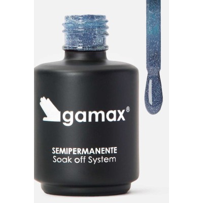 Ημιμόνιμο βερνίκι Μπλε Glitter Adhara 15ml