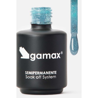 Ημιμόνιμο βερνίκι Τυρκουάζ Glitter Vega 15ml