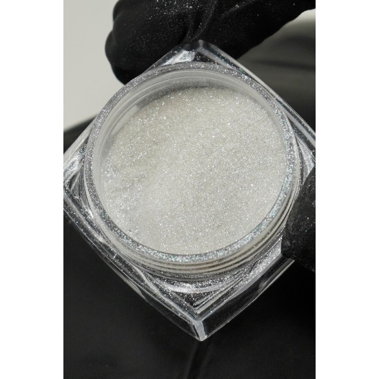 Σκόνι νυχιών aurora white