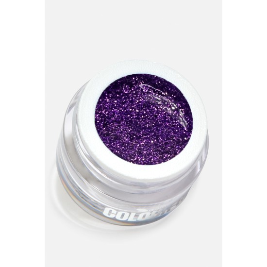 UV gel color Μωβ glitter Florenze 5g