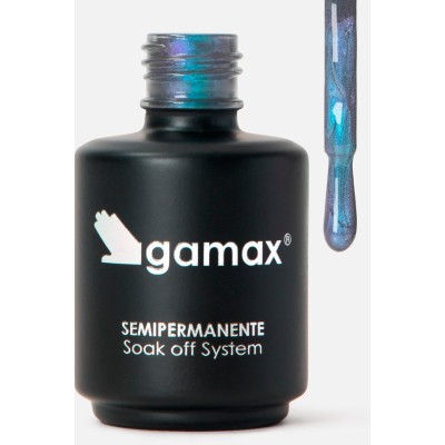 Ημιμόνημο βερνίκι μπλε μοβ Cat eye 15ml