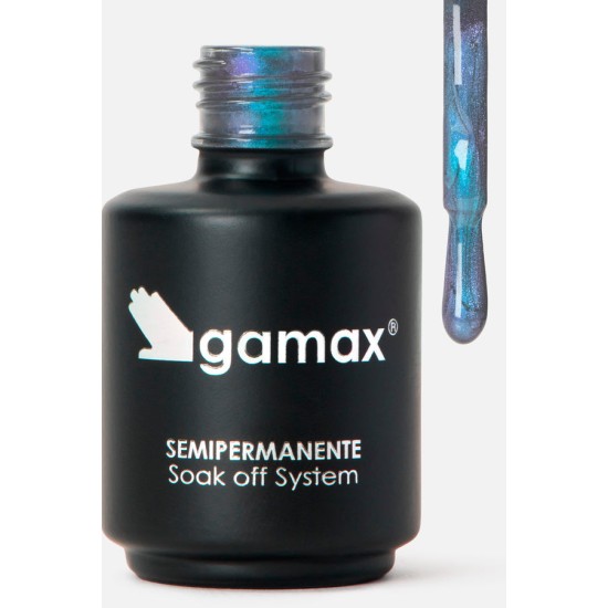Ημιμόνημο βερνίκι μπλε μοβ Cat eye 15ml