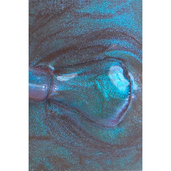 Ημιμόνημο βερνίκι μπλε μοβ Cat eye 15ml