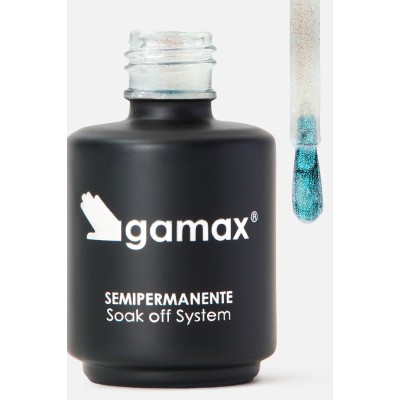 Ημιμόνιμο βερνίκι glitter τιρκουάζ 15ml