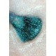 Ημιμόνιμο βερνίκι glitter τιρκουάζ 15ml
