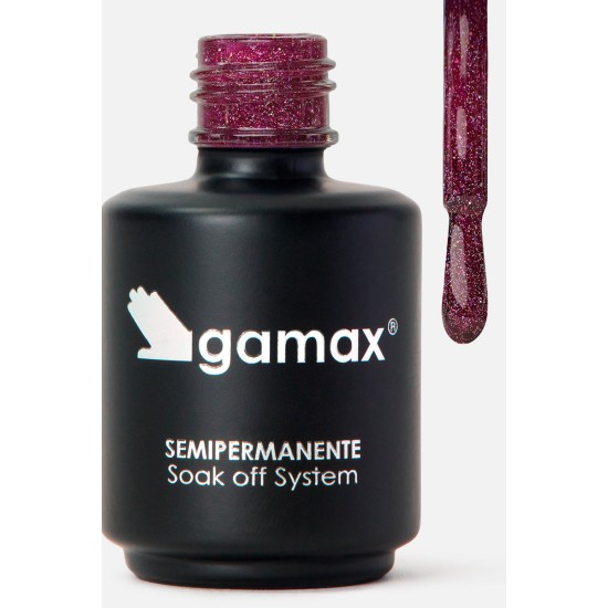 Ημιμόνιμο βερνίκι glitter red  amaranto Red Glitz 15ml