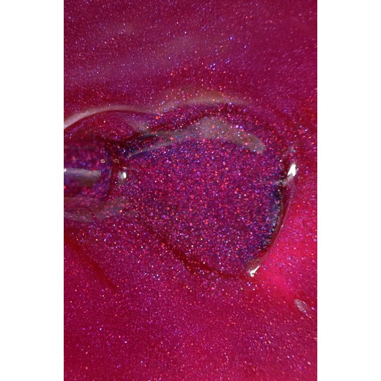 Ημιμόνιμο βερνίκι glitter magenta Cherry Bomb 15ml