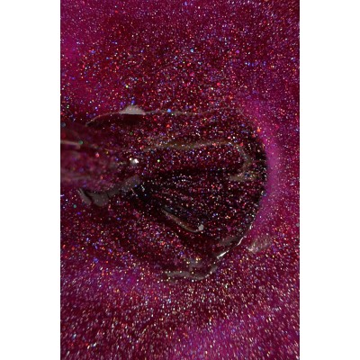 Ημιμόνιμο βερνίκι glitter red  amaranto Red Glitz 15ml