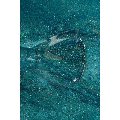 Ημιμόνιμο βερνίκι glitter πράσινο Cool Mint 15ml